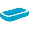 Compra PISCINA INFANTIL HINCHABLE RECTANGULAR AZUL 267X175X51 CM BESTWAY 54006 al mejor precio