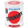 Compra ESMALTE AL AGUA ECOLOGICO SATINADO 250 ML ROJO CHINA TITANLUX 01T056514/5699209 al mejor precio