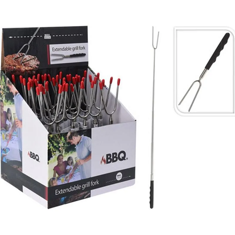 Compra TENEDOR BARBACOA TELESCOPICO IMPORT CY5651830 al mejor precio