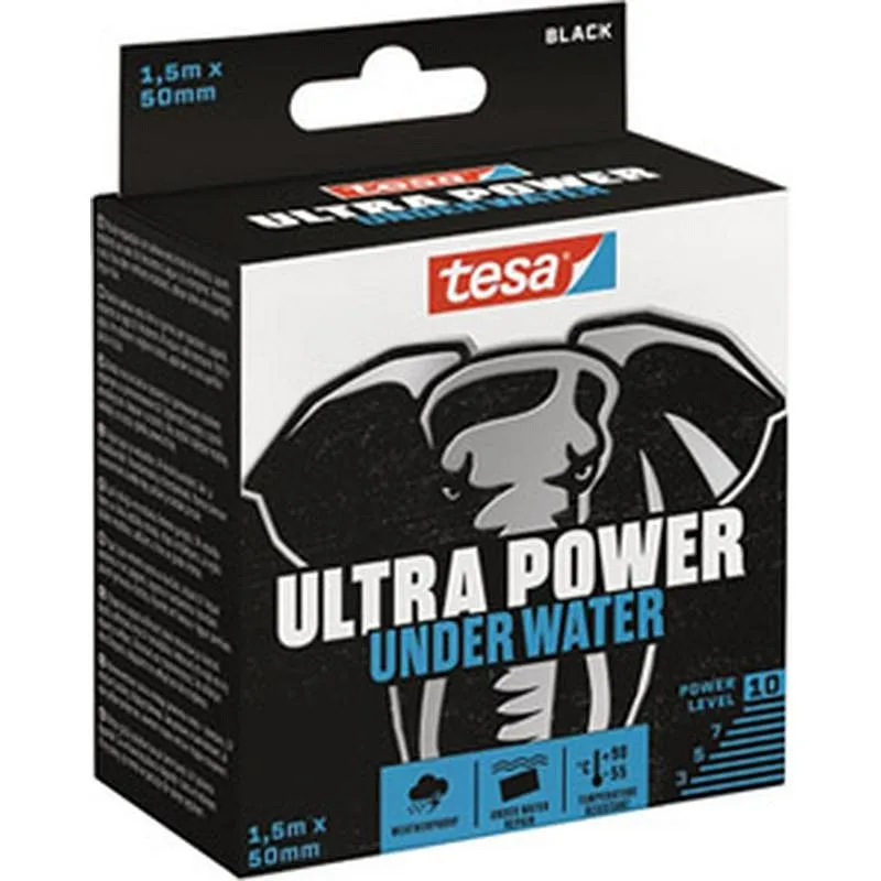 Compra CINTA DE REPARACION BAJO AGUA ULTRA POWER UNDERWATER 1,5 M X 50 MM NEGRO TESA TAPE 56491-00000-01 al mejor precio
