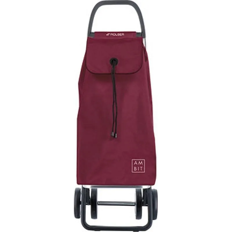 Compra CARRO COMPRA 4 RUEDAS PLEGABLE AMBIT MF I-MAX MF 4L BURDEOS AMBIT IMX458 BURDEOS al mejor precio