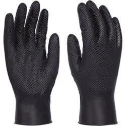Compra GUANTE DESECHABLE NITRILO UNIGRIP NEGRO 50 UDS TALLA 10 3L 2560 XL al mejor precio