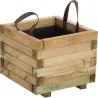 Compra JARDINERA DE MADERA CUADRADA BAROQUE 28 L 40 X 40 X 33 CM FOREST 399 al mejor precio