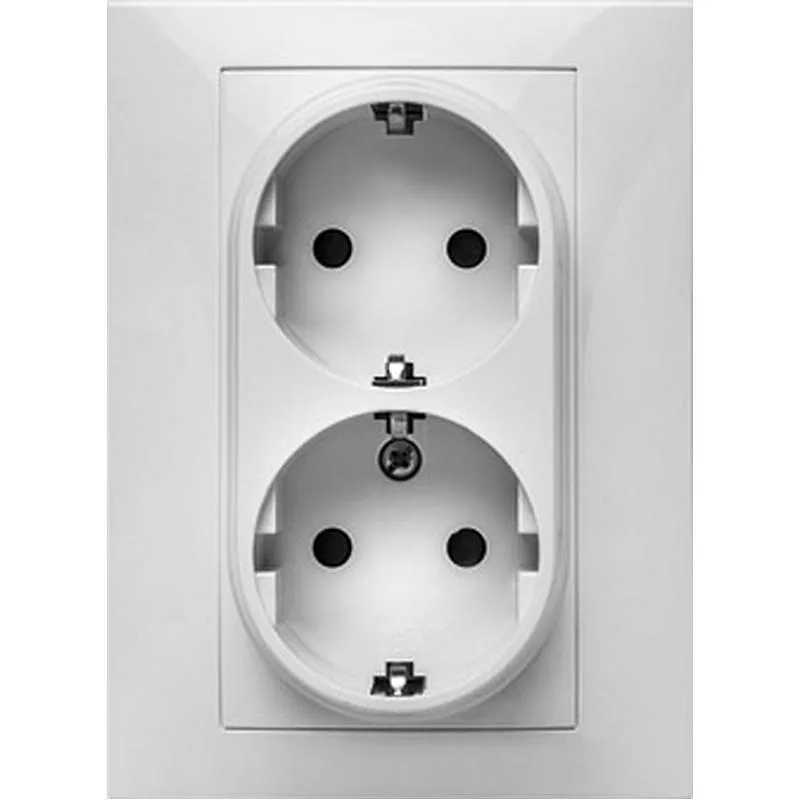 Compra DOBLE TOMA CORRIENTE 16A-250V BLANCO FAMATEL 9125 al mejor precio