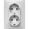 Compra DOBLE TOMA CORRIENTE 16A-250V BLANCO FAMATEL 9125 al mejor precio
