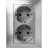 Compra DOBLE TOMA CORRIENTE 16A-250V ALUMINIO FAMATEL 9225 al mejor precio