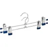Compra PERCHA ARMARIO METALICA CROMADA CON PINZAS PANTALON/FALDA 2 PIEZAS 30 X 10,5 X 2,5 CM WENKO 10501211100 al mejor precio