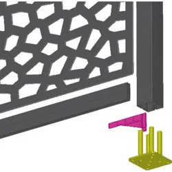 Compra PERFIL PANEL FIJACION 2 UDS 6 X 14 CM BLANCO NORTENE 2012865 al mejor precio