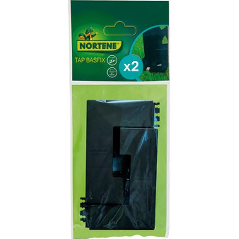 Compra TAPA EMBELLECEDORA TAP BASFIX 2 UDS 12,5 X 12,5 X 2 CM ANTRACITA NORTENE 2013613 al mejor precio