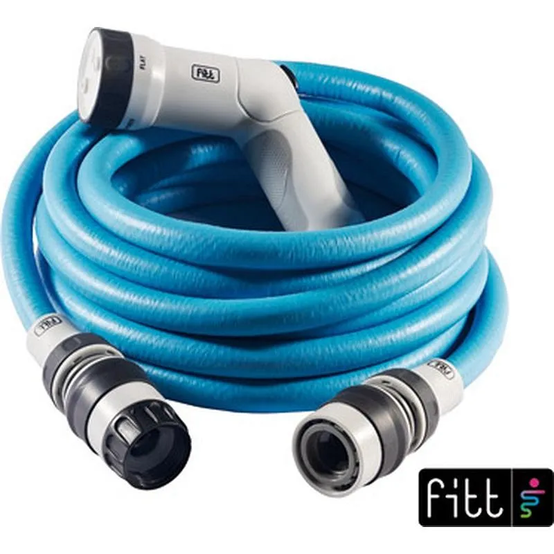 Compra MANGUERA EXTENSIBLE IKON AZUL HASTA 10 M CON ACCESORIOS FITT 53110101 al mejor precio
