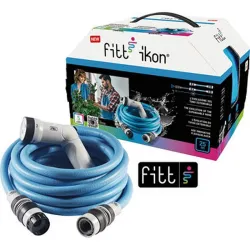 Compra MANGUERA EXTENSIBLE IKON AZUL HASTA 10 M CON ACCESORIOS FITT 53110101 al mejor precio