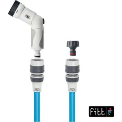 Compra MANGUERA EXTENSIBLE IKON AZUL HASTA 10 M CON ACCESORIOS FITT 53110101 al mejor precio
