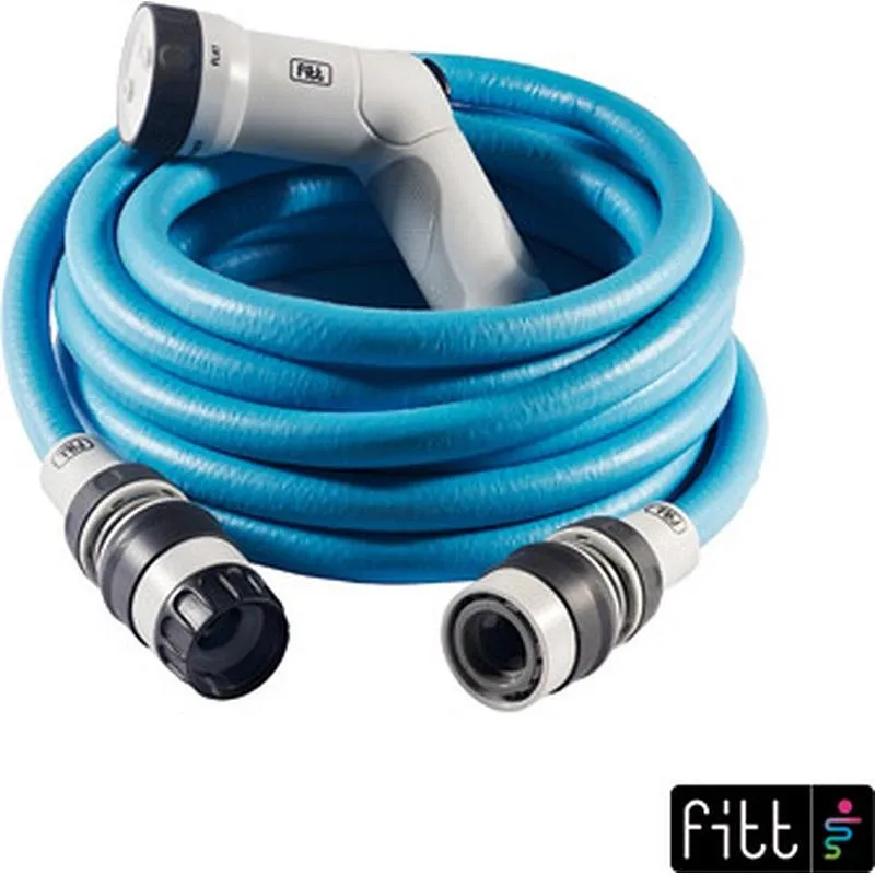 Compra MANGUERA EXTENSIBLE IKON AZUL HASTA 15 M CON ACCESORIOS FITT 53110151 al mejor precio