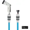 Compra MANGUERA EXTENSIBLE IKON AZUL HASTA 25 M CON ACCESORIOS FITT 53110251 al mejor precio