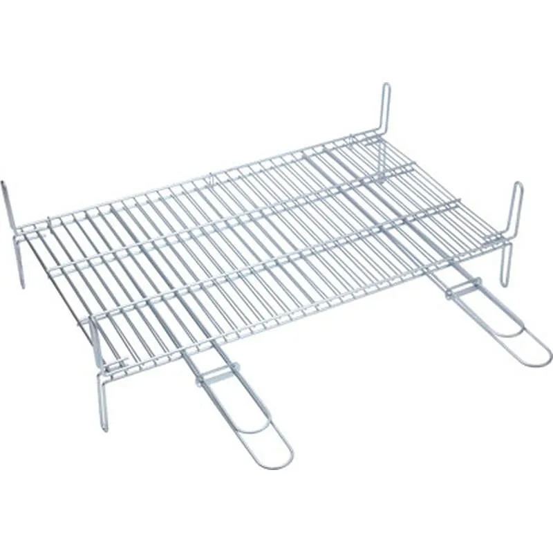Compra PARRILLA ESTAÑADA DOBLE 65X40 CM SAUVIC 2657 al mejor precio