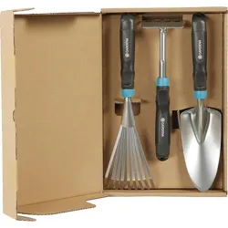 Compra HERRAMIENTAS DE CULTIVO COMFORT PALETIN, RASTRILLO Y ESCOBA GARDENA 8964-30 al mejor precio