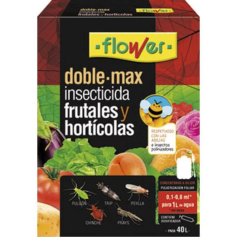 Compra INSECTICIDA FRUTALES HORTICOLAS DOBLE MAX 8 ML FLOWER 1-30653 al mejor precio