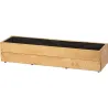 Compra JARDINERA DE MADERA RECTANGULAR CITY PINTADA 100X25X21CM NON JAR5100CP al mejor precio