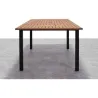Compra MESA ALUMINIO MADERA EXTENSIBLE KINGSBURY 150-200 X 90 CM IMPORT 1041213172 al mejor precio