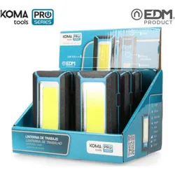 Compra LINTERNA LED PROFESIONAL RECARGABLE POWERBANK 500 LUMENS 8500K 8W EDM 36444 al mejor precio