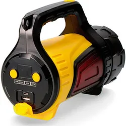 Compra LINTERNA MULTIFUNCION PORTATIL RECARGABLE 350+150 LUMENS 7500K 10W EDM 36441 al mejor precio