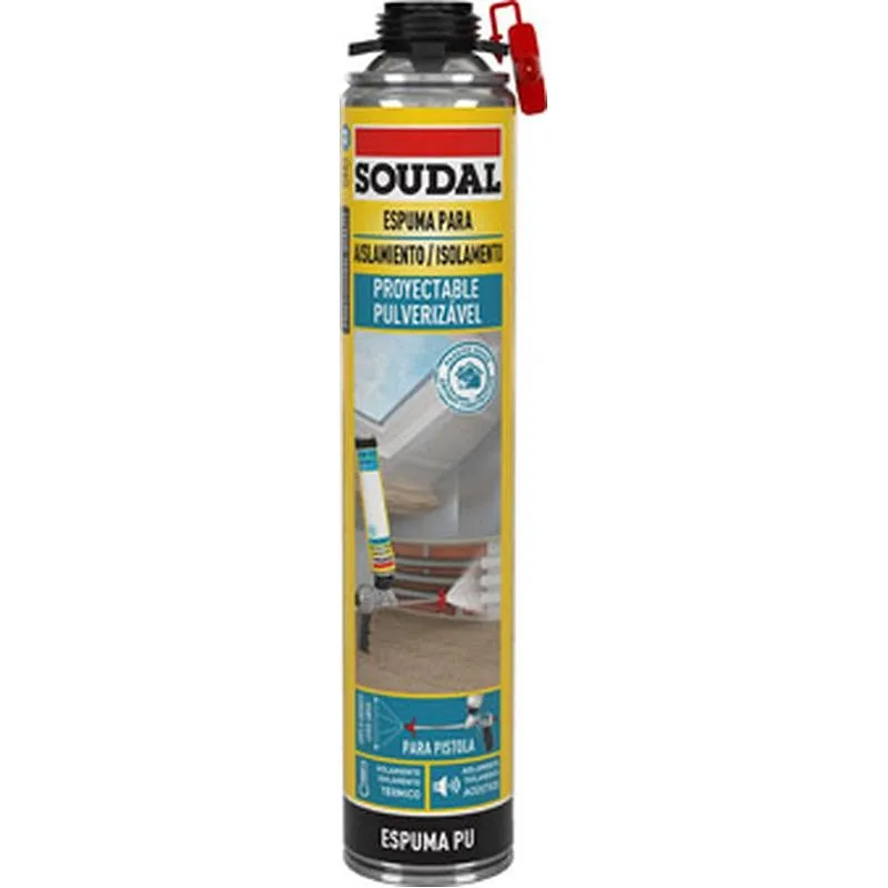 Compra ESPUMA POLIURETANO PROYECTABLE 700 ML SOUDAL 154642 al mejor precio