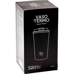 Compra VASO TERMO ACERO INOX NEGRO - 450 ML IRISANA 72.BBO19.NE al mejor precio