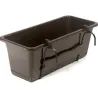 Compra JARDINERA BALCON RECTANGULAR CON GANCHO Y PLATO CAMELIA CHOCOLATE 60X17X14 CM VAM DCM600W-R222 al mejor precio