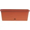 Compra JARDINERA BALCON RECTANGULAR CON GANCHO Y PLATO CAMELIA TERRACOTA 60X17X14 CM VAM DCM600W-R624 al mejor precio