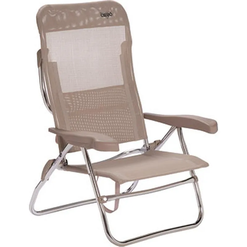 SILLA PLAYA RECLINABLE 7 POSICIONES BEIGE CRESPO AL/223-M34