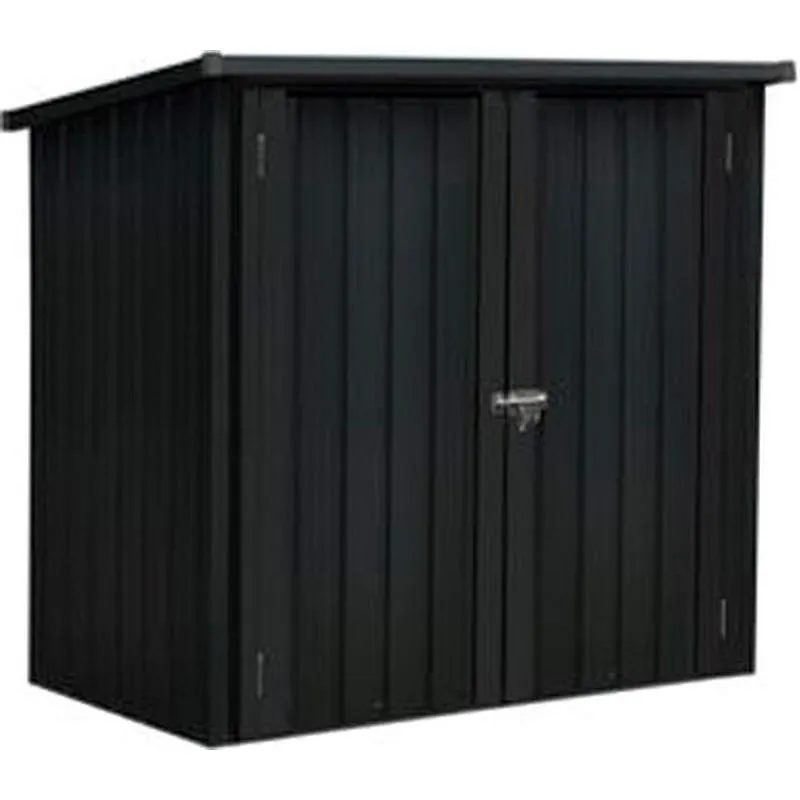 Compra COBERTIZO EXTERIOR METALICO ARYA ANTRACITA 86 X 147 X 122 CM NON G01CM0006 al mejor precio