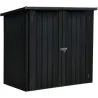 Compra COBERTIZO EXTERIOR METALICO ARYA ANTRACITA 86 X 147 X 122 CM NON G01CM0006 al mejor precio