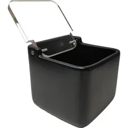 Compra SALERO CERAMICA CUADRADO CON TAPA ACRILICA NEGRO KOOK TIME F053740 al mejor precio