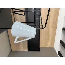 Compra ESCURREPLATOS ACERO PLASTIFICADO GRANDE NEGRO SAUVIC 89023 al mejor precio