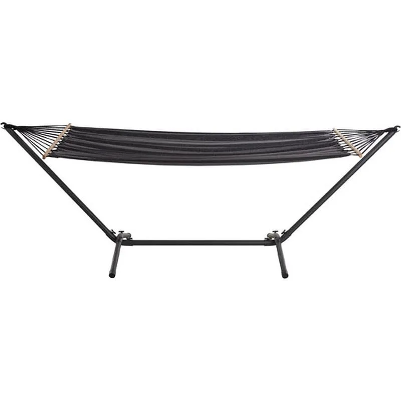 Compra HAMACA CON ESTRUCTURA GRIS 200 X 100 CM IMPORT 89825 al mejor precio