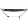 Compra HAMACA CON ESTRUCTURA GRIS 200 X 100 CM IMPORT 89825 al mejor precio
