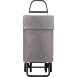 Compra CARRO COMPRA 4 RUEDAS BOLSA CUADRADA JEAN TWEED 4 GRIS ROLSER JEA034 GRIS al mejor precio