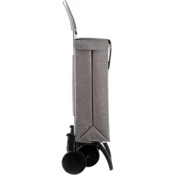 Compra CARRO COMPRA 4 RUEDAS BOLSA CUADRADA JEAN TWEED 4 GRIS ROLSER JEA034 GRIS al mejor precio