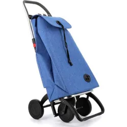 Compra CARRO COMPRA 4 RUEDAS PLEGABLE I-MAX TWEED 4L AZUL ROLSER IMX385 AZUL al mejor precio
