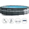 Compra PISCINA REDONDA DESMONTABLE ULTRA XTR 19.156 L DEPURADORA DE ARENA 4.500 L/H diametro488X122CM INTEX 55216 al mejor precio