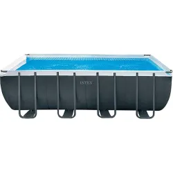 PISCINA RECTANGULAR DESMONTABLE ULTRA XTR 17.203 L DEPURADORA ARENA 4.500 L/H 549X274X132CM INTEX 55220