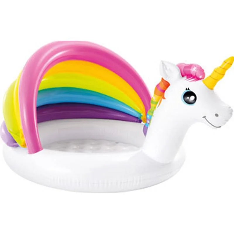 Compra PISCINA INFANTIL HINCHABLE UNICORNIO 127X102X69CM INTEX 57113 al mejor precio
