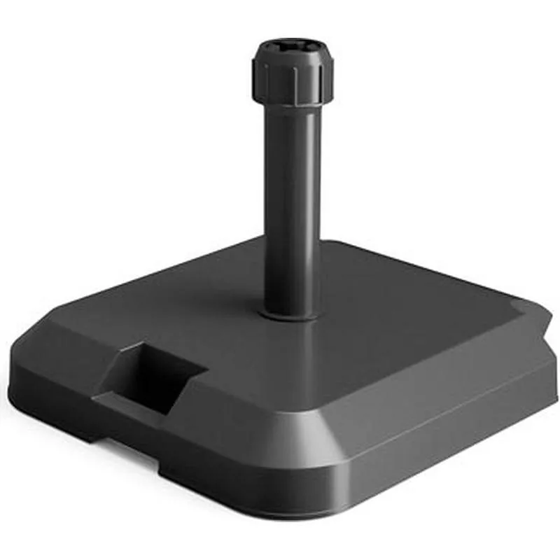 Compra PIE PARASOL CEMENTO PP 36 KG CON RUEDAS diametro 18-53 MM NEGRO IMPORT 0428/2 al mejor precio