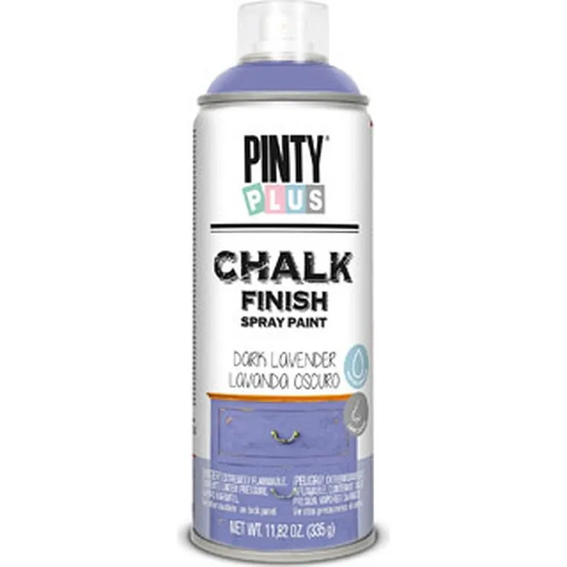 Compra PINTURA SPRAY CHALK 520 CC LAVANDA OSCURO PINTYPLUS 836 al mejor precio