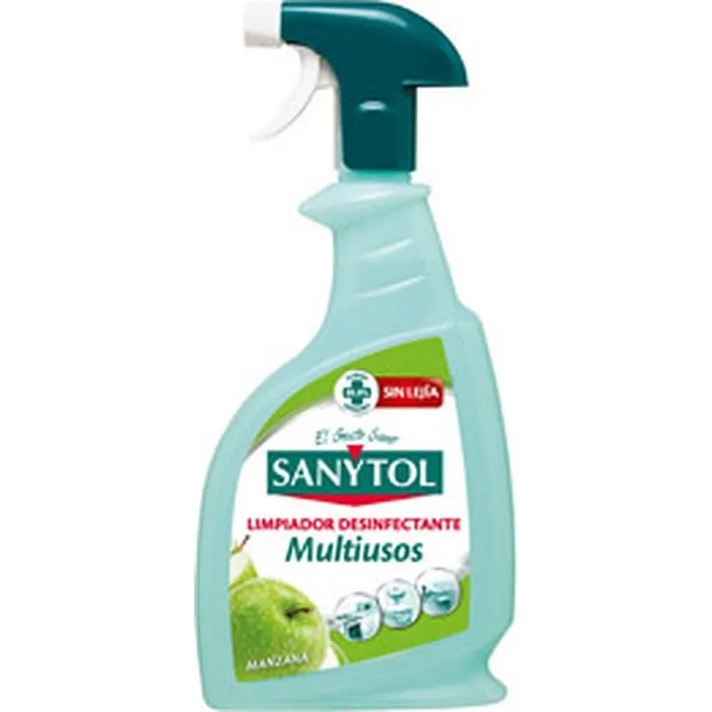 Compra LIMPIADOR DESINFECTANTE MULTIUSOS MANZANA 750 ML PISTOLA SANYTOL 170043 al mejor precio