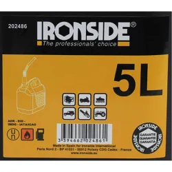 Compra BIDON CON CANULA PARA COMBUSTIBLE 5 L IRONSIDE 202486 al mejor precio