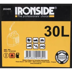 Compra BIDON CON CANULA PARA COMBUSTIBLE 30 L IRONSIDE 202489 al mejor precio
