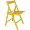Compra SILLA PLEGABLE DE MADERA AMARILLA ARANAZ 19017 al mejor precio