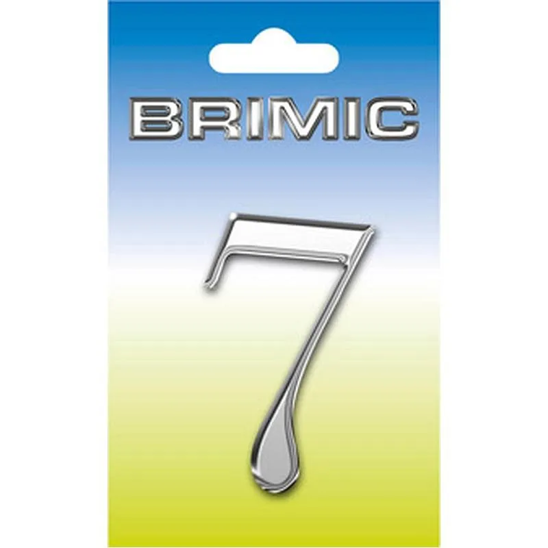 Compra NUMERO 7 LATON 100 MM NIQUEL SATINADO MICEL 10307 al mejor precio