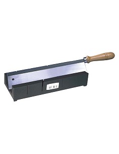 Compra Cortaingletes en plastico más sierra de mano para madera 250 mm IRONSIDE 133005 al mejor precio